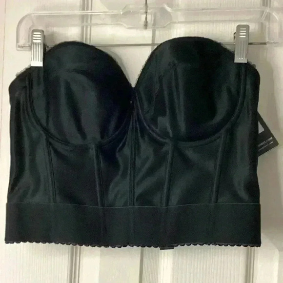 Dominique Other - NWT DOMINIQUE “ COLETTE” LACE CORSET BRIDAL BRAnFull length Black 36C